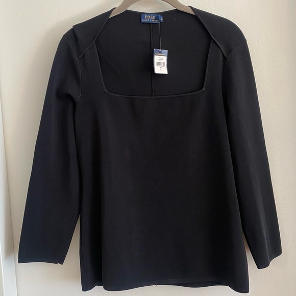 Polo Ralph Lauren Tops - NWT. POLO Ralph Lauren black L top.